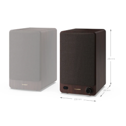 Sharp CP-SS30 Bookshelf Speakers, Brown | Sharp | Speakers | CP-SS30(BR) Bookshelf | 60 W | Bluetooth | Brown