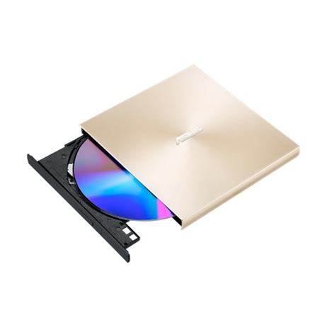 Asus | ZenDrive U9M | Interface USB 2.0 | DVD±RW | CD read speed 24 x | CD write speed 24 x | Gold