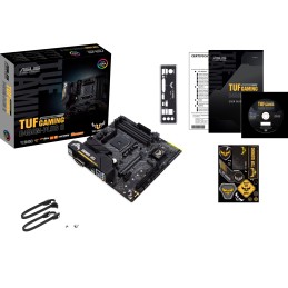 Asus | TUF GAMING B450M-PLUS II | Processor family AMD | Processor socket AM4 | DDR4 | Memory slots 4