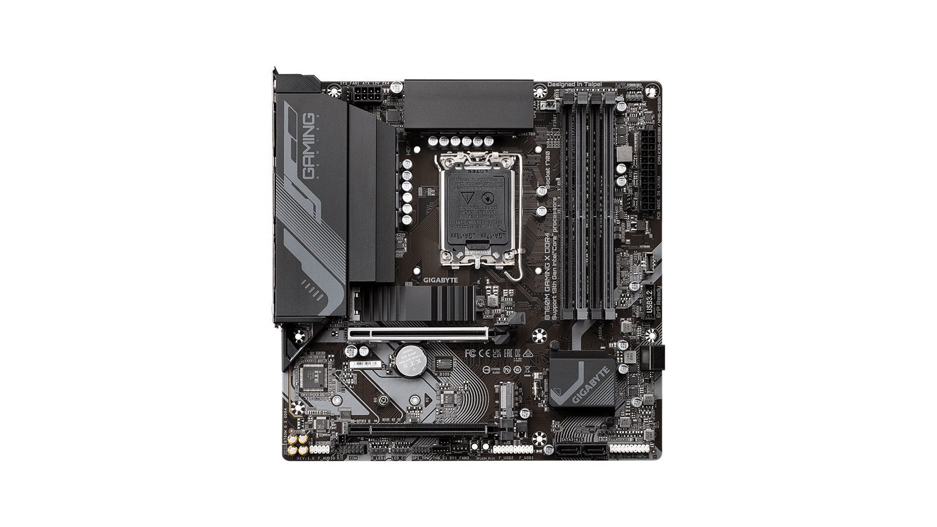 Gigabyte | B760M GAMING X DDR4 1.0 M/B | Processor family Intel | Processor socket LGA1700 | DDR4 DIMM | Memory slots 4 Gigabyte | B760M GAMING X DDR4 1.0 M/B | Processor family Intel | Processor socket LGA1700 | DDR4 DIMM | Memory slots 4