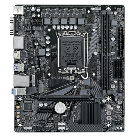 Gigabyte | H610M S2H V3 DDR4 G1.0 | Processor family Intel | Processor socket LGA1700 | DDR4