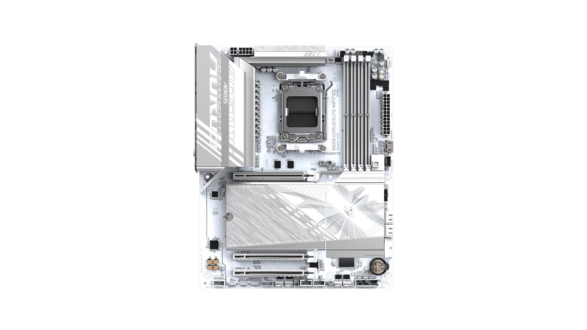 Gigabyte B850 A ELITE WF7 ICE | Processor family AMD | Processor socket AM5 | DDR5 Gigabyte B850 A ELITE WF7 ICE | Processor family AMD | Processor socket AM5 | DDR5