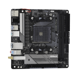ASRock A520M-ITX/AC | Processor family AMD | Processor socket AM4 | DDR4 | Supported hard disk drive interfaces SATA, M.2