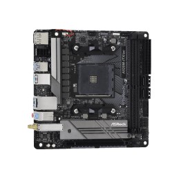 ASRock A520M-ITX/AC | Processor family AMD | Processor socket AM4 | DDR4 | Supported hard disk drive interfaces SATA, M.2