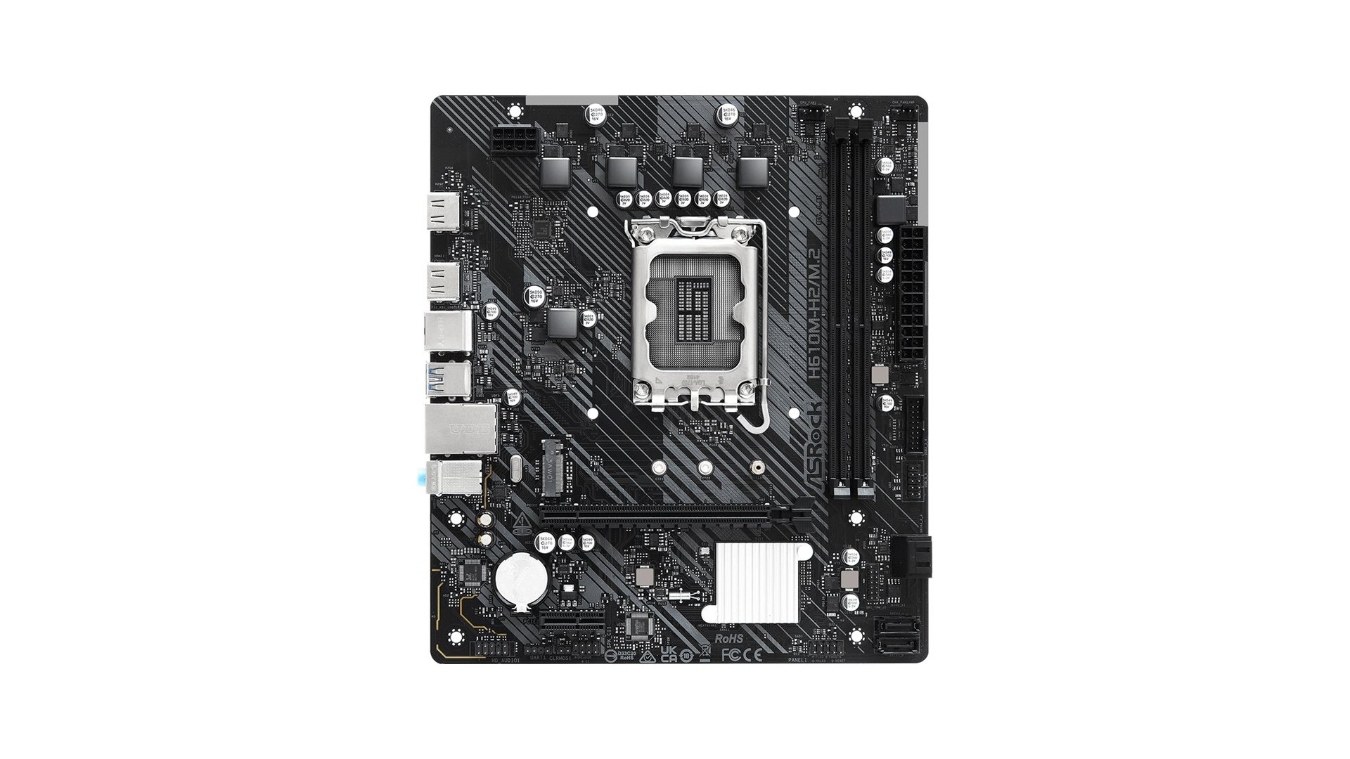 ASRock H610M-H2/M.2 | Processor family Intel | Processor socket LGA1700 | DDR4 ASRock H610M-H2/M.2 | Processor family Intel | Processor socket LGA1700 | DDR4