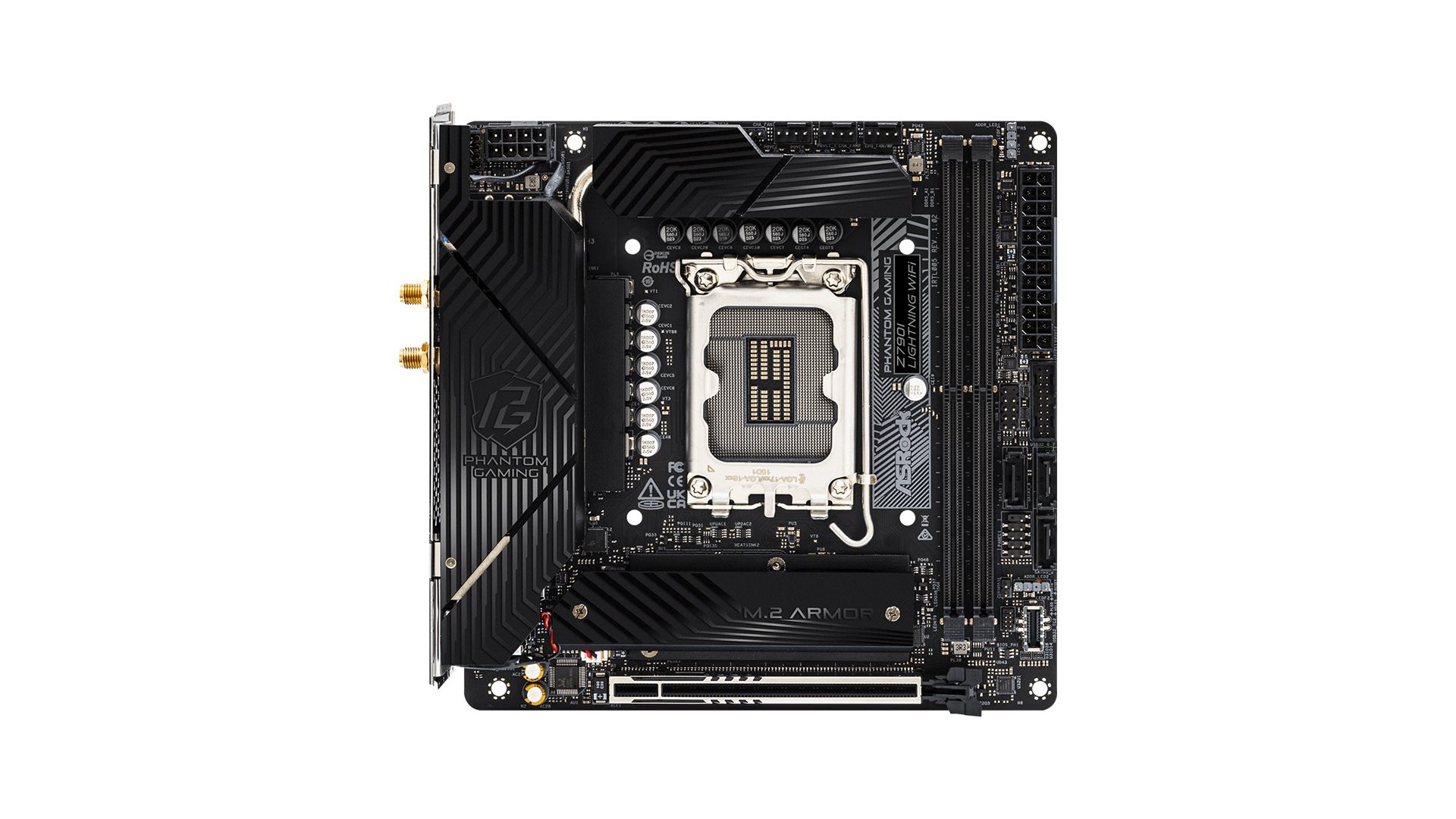 ASRock B760I LIGHTNING WIFI | Processor family Intel | Processor socket LGA1700 | DDR5 ASRock B760I LIGHTNING WIFI | Processor family Intel | Processor socket LGA1700 | DDR5