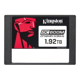 Kingston DC600M | 1920 GB | SSD form factor 2.5" | Solid-state drive interface SATA Rev. 3.0 | Read speed 560 MB/s