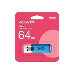 ADATA | USB Flash Drive | C906 | 64 GB | USB 2.0 | Blue