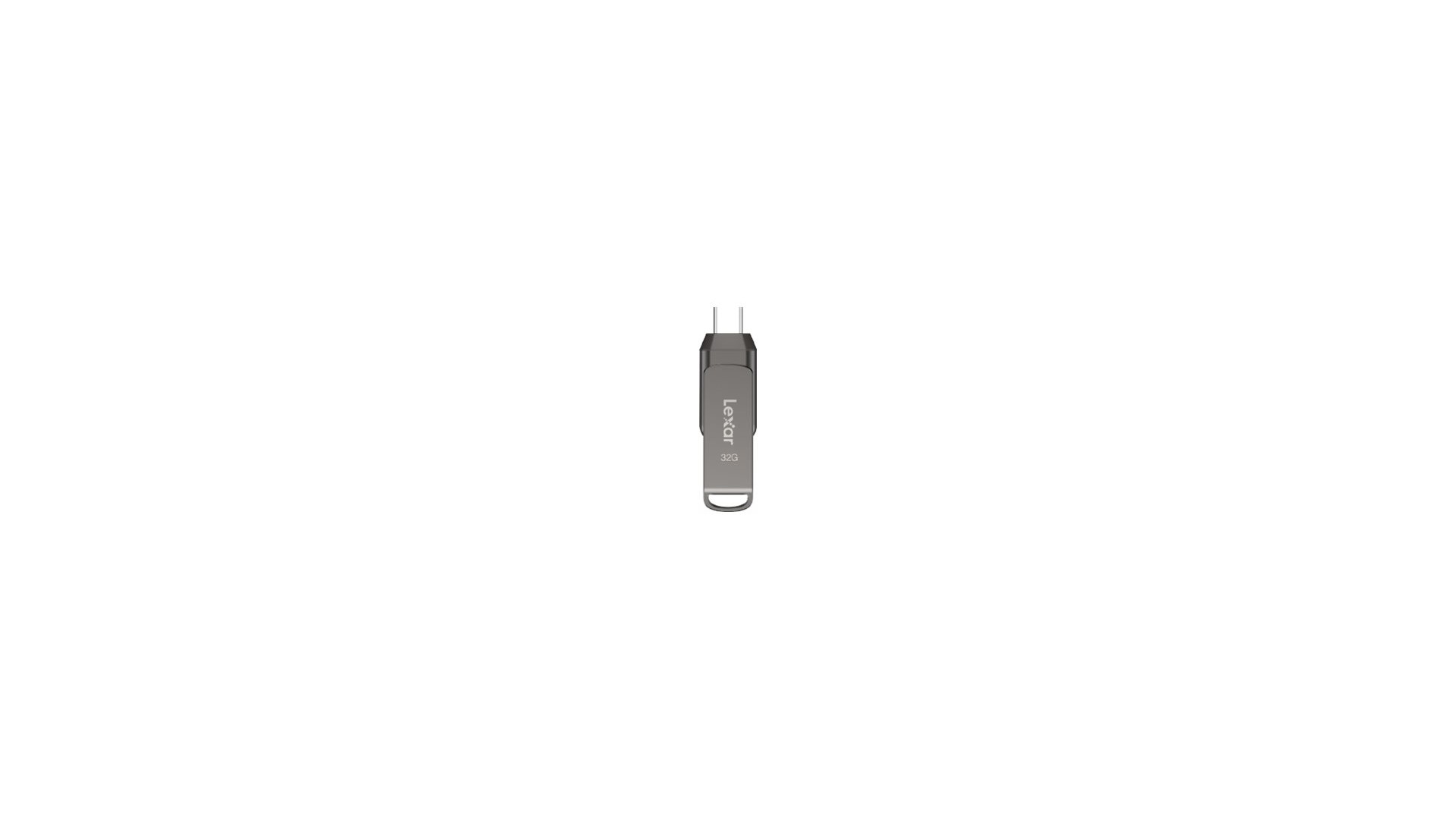 Lexar | 2-in-1 Flash Drive up to 100MB/s read | JumpDrive Dual Drive D400 | 32 GB | Type-C and Type-A USB 3.1 | Grey Lexar | 2-in-1 Flash Drive up to 100MB/s read | JumpDrive Dual Drive D400 | 32 GB | Type-C and Type-A USB 3.1 | Grey