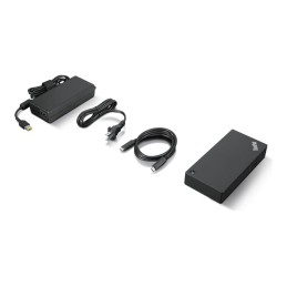Lenovo Universal USB-C Dock (with 135W Power Adapter) | ThinkPad | Ethernet LAN (RJ-45) ports 1 | DisplayPorts quantity 1