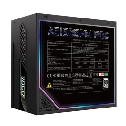 Power Supply|NZXT|GP-AE1000PM PG5|1000 Watts|Efficiency 80 PLUS PLATINIUM|PFC Active|MTBF 100000 hours|GP-AE1000PMPG5
