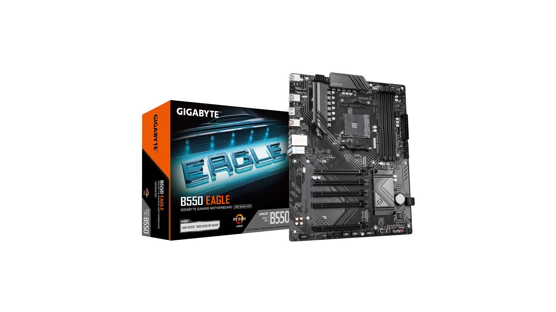 Mainboard|GIGABYTE|AMD B550|SAM4|ATX|Memory DDR4|Memory slots 4|4xPCI-Express 3.0 1x|1xPCI-Express 4.0 16x|2xM.2|1xHDM Mainboard|GIGABYTE|AMD B550|SAM4|ATX|Memory DDR4|Memory slots 4|4xPCI-Express 3.0 1x|1xPCI-Express 4.0 16x|2xM.2|1xHDM