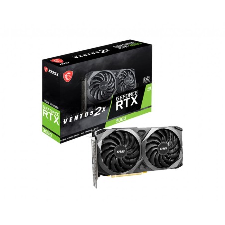 Graphics Card|MSI|NVIDIA GeForce RTX 3060|12 GB|192 bit|PCIE 4.0 16x|GDDR6|GPU 1807 MHz|1xHDMI|3xDisplayPor