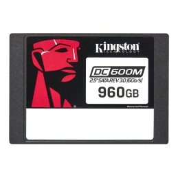 Kingston DC600M | 960 GB | SSD form factor 2.5" | Solid-state drive interface SATA Rev. 3.0 | Read speed 560 MB/s