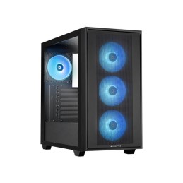 Case|CHIEFTEC|HUNTER 3|MidiTower|Case product features Transparent panel|Not included|ATX|EATX|MicroATX|MiniITX|Colour Blac