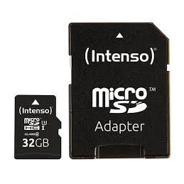 MEMORY MICRO SDHC 32GB C10/W/ADAPTER 3433480 INTENSO