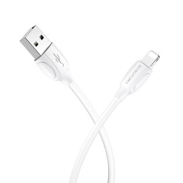 USB kabelis Borofone BX19 USB-A to Lightning 1.0m baltas