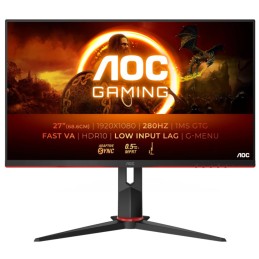 LCD Monitor|AOC|27G2ZN3|27"|Gaming|Panel VA|1920x1080|16:9|280 Hz|Matte|1 ms|Speakers|Tilt|Colour Black|27G2ZN3/BK