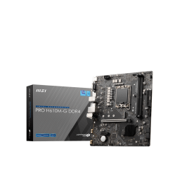 MSI | PRO H610M-G DDR4 | Processor family Intel | Processor socket  LGA1700 | DDR4 DIMM | Memory slots 2