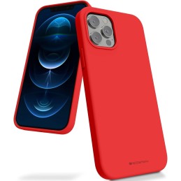 PREKĘ TURIME VIETOJE. Dėklas  iPhone 16 Plus raudonas Mercury Silicone Case Apple