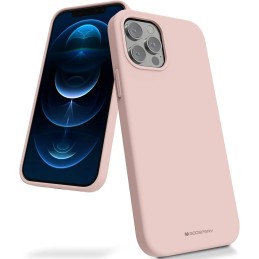 PREKĘ TURIME VIETOJE. Dėklas  iPhone 16 Plus rožinio smėlio Mercury Silicone Case Apple