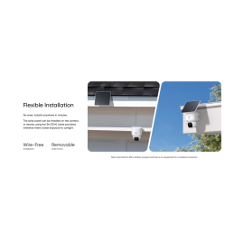 Anker Eufy | Security Camera with Solar Panel | SoloCam E30 | F/1.6 | IP65 | Micro SD, Max. 128GB