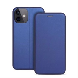 PREKĘ TURIME VIETOJE. Dėklas  Redmi Note 13 Pro 4G / Poco M6 Pro 4G tamsiai mėlynas   Book Elegance Xiaomi