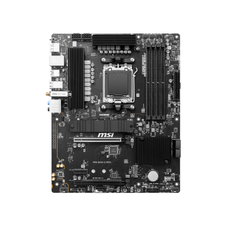 MSI | PRO B650-S WIFI | Processor family AMD | Processor socket AM5 | DDR5 | Supported hard disk drive interfaces SATA, M.2