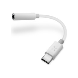 FIXED Link AdapterUSB-C/3.5mm jack, White | Fixed