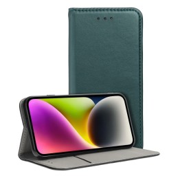 PREKĘ TURIME VIETOJE. Dėklas  Samsung A26 5G tamsiai žalias Smart Magnetic A266