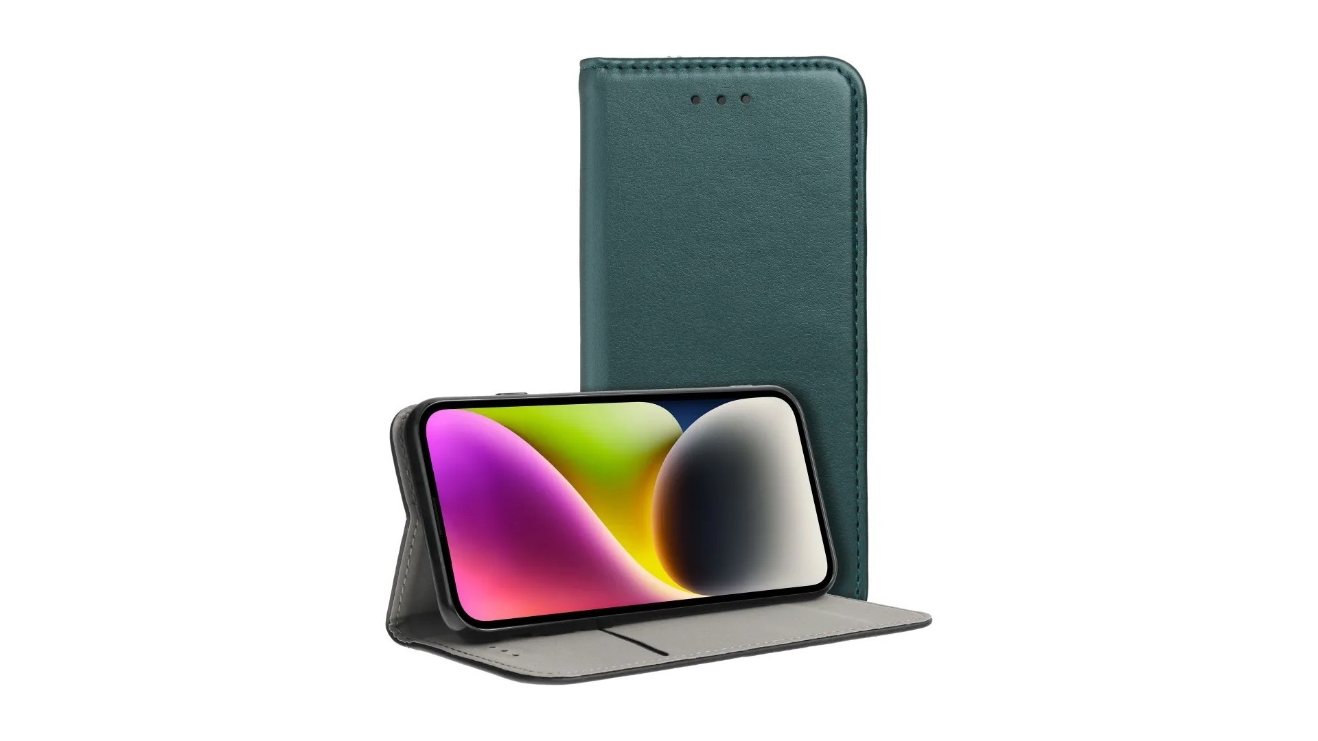 PREKĘ TURIME VIETOJE. Dėklas Samsung A26 5G tamsiai žalias Smart Magnetic A266 PREKĘ TURIME VIETOJE. Dėklas Samsung A26 5G tamsiai žalias Smart Magnetic A266