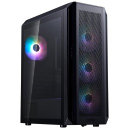 Case|ADATA|VALOR AIR PLUS MID|MidiTower|Case product features Transparent panel|ATX|MicroATX|MiniITX|Colour Blac