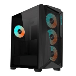 Case|GIGABYTE|C301G V2 BLACK|MidiTower|Case product features Transparent panel|Not included|ATX|EATX|MicroATX|MiniIT