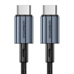 Cable CHOETECH Type-C - Type-C, PD60W, Black, 1.2m