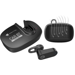 Multifunctional Bluetooth Headset | Solar Car BT | Hands free device | Bluetooth | Black | Recharge indicator