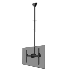 Neomounts CL35-440BL16L Monitor/TV Mount Ceiling | Adjustable Height, Rotate, Tilt, Swivel | 37-70 "