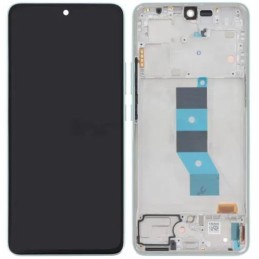 Ekranas tinkantis Xiaomi Redmi Note 14 5G su lietimui jautriu stikliuku ir rėmeliu Lavender Purple (service pack)