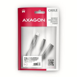 SOUND CARD ADAPTER USB-C/3.5MM/HI-RES DAC ADA-HCPD AXAGON