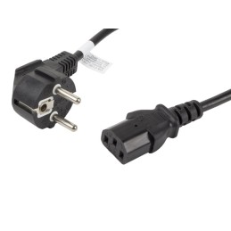 Lanberg | CEE 7/7 to IEC 320 C13 Power Cord | CA-C13C-11CC-0018-BK