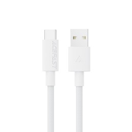 USB kabelis Acefast C18-04 USB-A to USB-C 1.2m baltas