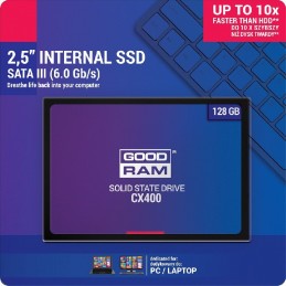 Kietasis diskas SSD GOODRAM CX400 128GB (6.0gb/s) SATAlll 2,5