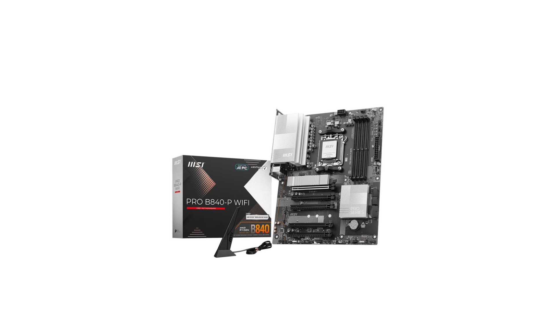 Mainboard|MSI|AMD B840|SAM5|ATX|Memory DDR5|Memory slots 4|5xPCI-Express 16x|2xM.2|1xHDMI|1xAudio-In|1xAudio-Out|1xMicrophon Mainboard|MSI|AMD B840|SAM5|ATX|Memory DDR5|Memory slots 4|5xPCI-Express 16x|2xM.2|1xHDMI|1xAudio-In|1xAudio-Out|1xMicrophon