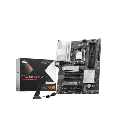 Mainboard|MSI|AMD B840|SAM5|ATX|Memory DDR5|Memory slots 4|5xPCI-Express 16x|2xM.2|1xHDMI|1xAudio-In|1xAudio-Out|1xMicrophon