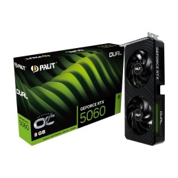 Graphics Card|PALIT|NVIDIA GeForce RTX 5060|8 GB|GDDR7|128 bit|PCIE 5.0 16x|Dual Slot Fansink|1xHDMI|3xDisplayPor