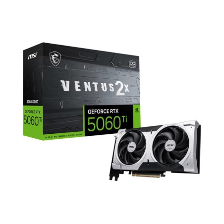 Graphics Card|MSI|NVIDIA GeForce RTX 5060 Ti|8 GB|GDDR7|128 bit|PCIE 5.0 16x|Dual Slot Fansink|1xHDMI|3xDisplayPor