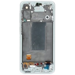 LCD screen Samsung A566 A56 5G with touch screen and frame Awesome Lightgrey original (service pack)