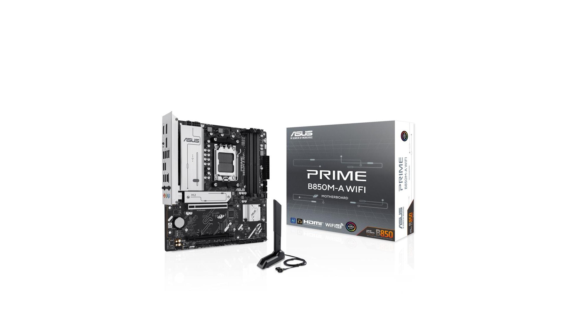Mainboard|ASUS|AMD B850|SAM5|Micro-ATX|Memory DDR5|Memory slots 4|1xPCI-Express 4.0 16x|1xPCI-Express 5.0 16x|3xM.2|1xHDM Mainboard|ASUS|AMD B850|SAM5|Micro-ATX|Memory DDR5|Memory slots 4|1xPCI-Express 4.0 16x|1xPCI-Express 5.0 16x|3xM.2|1xHDM