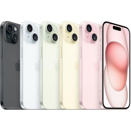 PREKĘ TURIME VIETOJE. Telefonas naudotas iPhone 15 128GB juodas