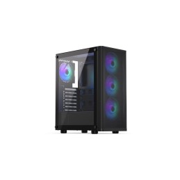 Case|ENDORFY|Ventum 200 ARGB|MidiTower|Case product features Transparent panel|Not included|ATX|MicroATX|MiniITX|Colour Blac