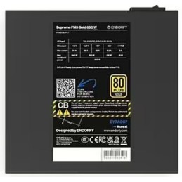Power Supply|ENDORFY|EY7A007|650 Watts|Efficiency 80 PLUS GOLD|MTBF 100000 hours|EY7A007
